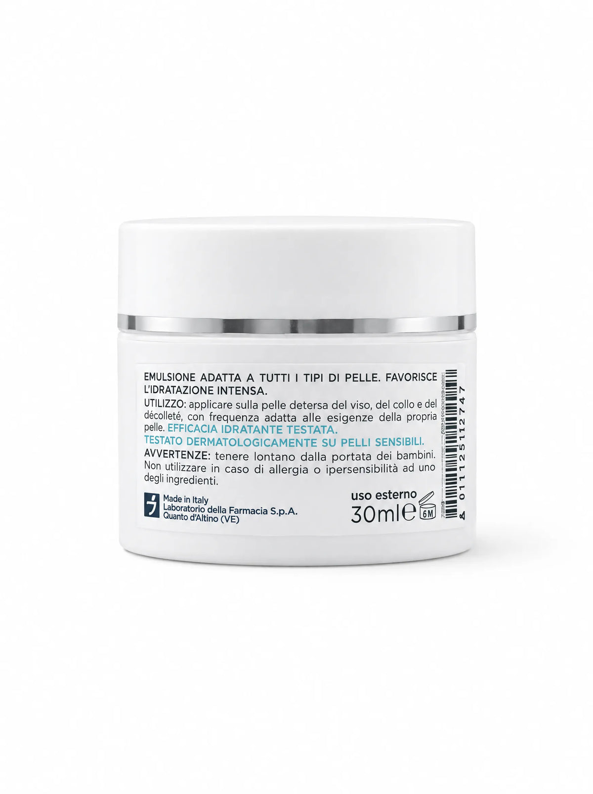 Crema Idratante Forte per Viso, Collo e Décolleté 30ML