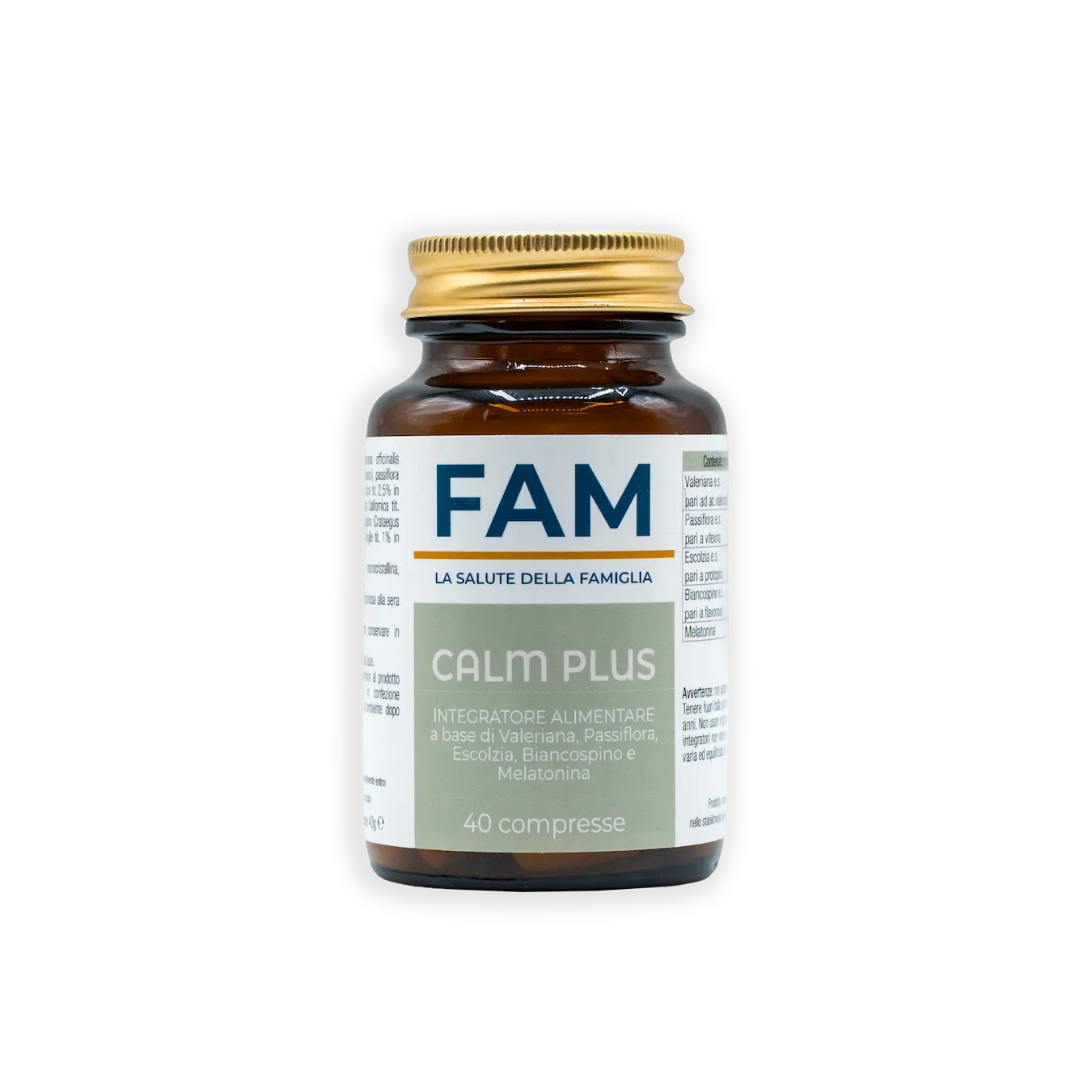 CALM PLUS (40 Compresse) - FAM INTEGRAZIONE ALIMENTARE
