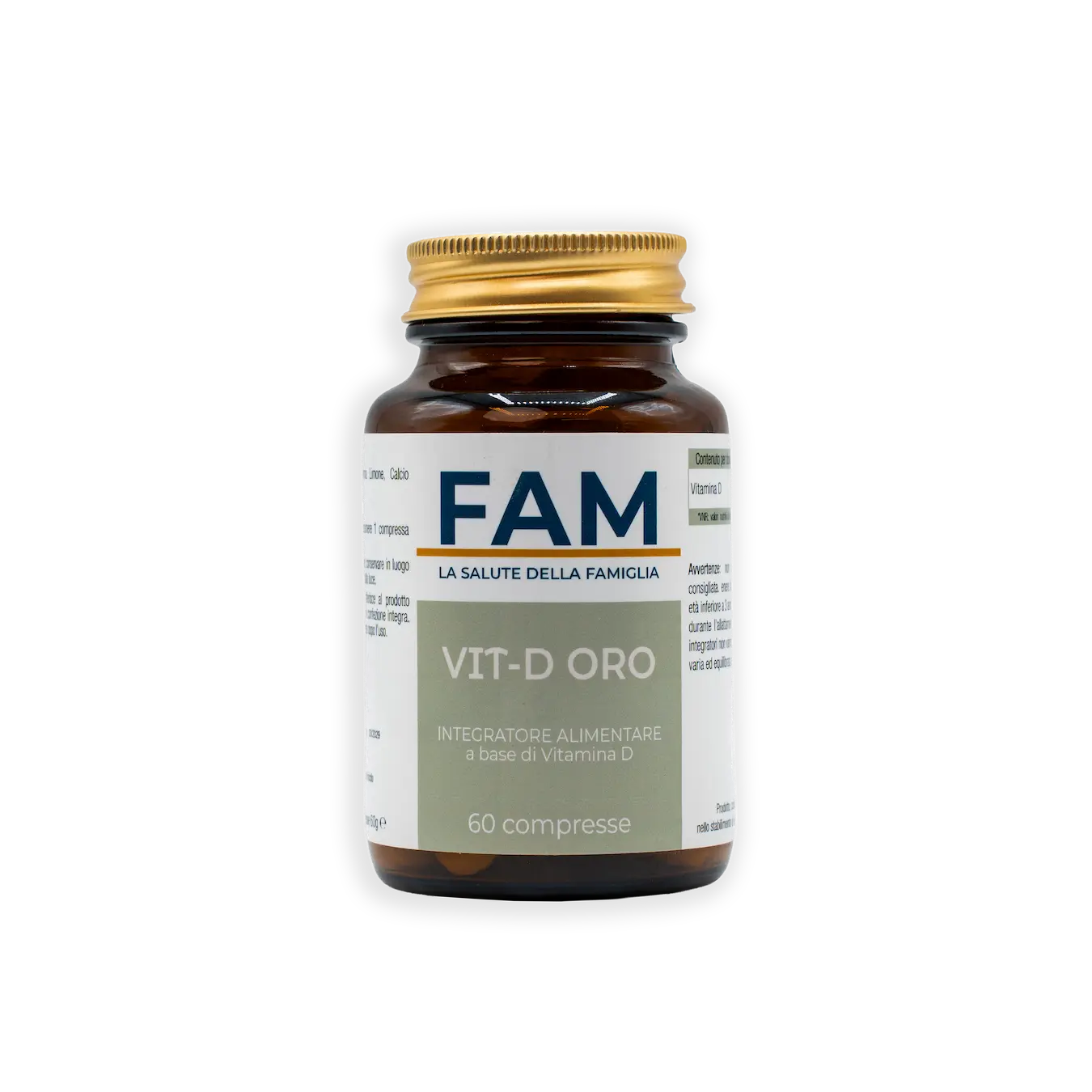 VIT-D ORO (60 Compresse) - FAM INTEGRAZIONE ALIMENTARE